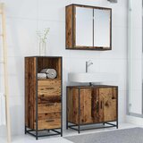  Set namještaja za kupaonicu 3 kom. Staro drvo 65 x 33 x 60 cm | shoptok.hr