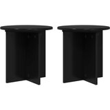  Stalak za biljke 2 pcs Crna 40 x 40 x 40 cm Konstruirano drvo | Eponuda.com