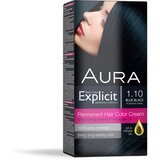 Aura EKSPLICITNA boja za kosu 1.10 NOVO plavo crna Cijene