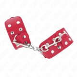 Kink Okovi Za Zapestje With Double Line Red | Shoptok.si
