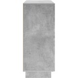  Komoda Betonska siva 85,5 x 31 x 75 cm Konstruirano drvo Slike