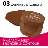 Bourjois Macaron Melt Bronzer & Contour bronzer in puder za konture 2 v 1 odtenek 03 Caramel Macchiato 5 g | Shoptok.si