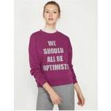Koton Sweatshirt - Pink - Regular fit cene