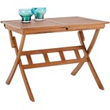 Ambia Garden VRTNA ZLOŽLJIVA MIZA les barva tikovine | Shoptok.si