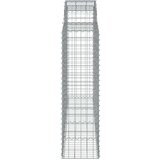  Lučne gabionske košare 10kom 200x50x140/160cm pocinčano željezo | shoptok.hr