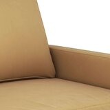  2-dijelni set sofa s jastucima smeđi baršunasti | shoptok.hr