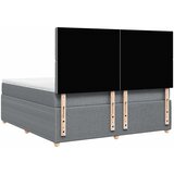  Krevet s oprugama i madracem svjetlosivi 180x200 cm od tkanine | shoptok.hr