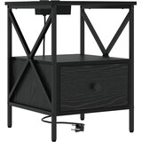  Noćni ormar s ladicama 2 pcs Crni hrast 41,5 x 40,5 x 55 cm | shoptok.hr