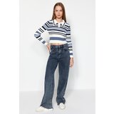 Trendyol Ecru Crop Polo Neck Knitwear Sweater | Eponuda.ba