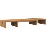  Stalak za monitor podesivi boja hrasta 80 x 24 x 10,5 cm drveni | shoptok.hr