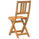 Vanjske bistro stolice s jastukom 2 pcs Čvrsto drvo akacije | shoptok.hr