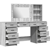 vidaXL set 3 siva sonoma inženirski les standard | Shoptok.si