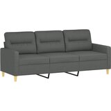  3-dijelni set sofa s jastucima tamnosivi od tkanine | shoptok.hr