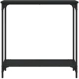  Konzolni stol crni 75 x 30,5 x 75 cm od konstruiranog drva | shoptok.hr