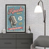 Wallity Uramljena slika Karaoke Party, 40x55 cm | Eponuda.ba