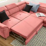 Stylife KOTNA SEDEŽNA GARNITURA, tkanina barve korale | Shoptok.si