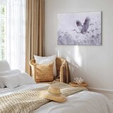  Slika - Majestic flight - a crane in flight in monochrome 30x20 Premium Print | shoptok.hr