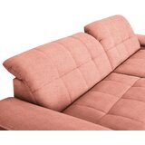 CARRYHOME KOTNA SEDEŽNA GARNITURA, tkanina barve korale | Shoptok.si