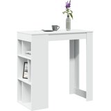  Barski stol s stalcima bijeli 102x50x103,5 cm konstruirano drvo | shoptok.hr
