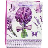  Lavender Paper Gift Bag Glitter Elements 23 x 18 x 10.5 cm | shoptok.hr