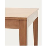 Kave Home Proširiv blagovaonski stol s pločom stola u dekoru hrasta u prirodnoj boji 80x160 cm Yain – | shoptok.hr