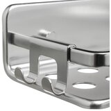 Tatay zidna pravokutna polica Serenity 20x10x5,5 cm aluminij srebrna | shoptok.hr