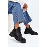 Boto Insulated Low Women's Ankle Boots With Decoration On Zip Black Lavira | Shoptok.si