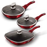 Shumee set 3 granitnih ponev berlinger haus črno bordo BH-6189, (21384608) Cene