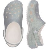 Crocs Odprti čevlji 'Classic Iridescent' srebrna / bela | Shoptok.si