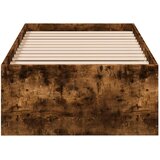  Okvir kreveta za pod Dimljeni hrast 80 x 200 cm | shoptok.hr