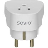 Savio AP-01 Travel Adapter, US socket – EU plug | shoptok.hr