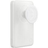 Popsockets Magnetna brezžična napajalna banka MagSafe 5000mAh PowerPack, Bela, (5000065624) | Shoptok.si