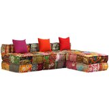  Modularni tabure za 3 osobe od tkanine s patchworkom | shoptok.hr
