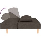  Kavč dvosed z ležiščem in dvema blazinama rjavo blago, (21749661) | Shoptok.si