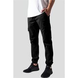 Urban Classics Washed Cargo Twill Jogging Pants black Cene