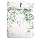 RHS Bela/zelena enojna bombažna posteljnina 135x200 cm Scenic Leaves – | Shoptok.si