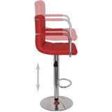  Barski stolčki 2 kosa vinsko rdeče umetno usnje, (20817406) | Shoptok.si