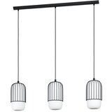 Eglo viseća lampa MULEGES 3xE27 96 cm crna bela 99619 Cene