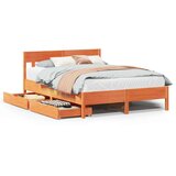  Okvir kreveta bez madraca voštano smeđi 140x200 cm od borovine | shoptok.hr