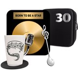  Darilni set za glasbenika – Rojen za zvezdo 30 (retro stil) - Froster - Rojstni dan - Za 30 let | Shoptok.si