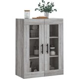 vidaXL Stenska omarica siva sonoma 69,5x34x90 cm | Shoptok.si