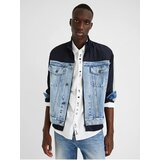 Desigual Blue Mens Denim Jacket Rene - Men Cene