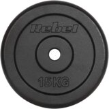 Rebel Active set utega od lijevanog željeza 2x15kg, rupa 31mm, klasična ploča | shoptok.hr