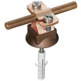 DEHN Držač vodiča StSt/galCu za Rd 8-10 mm s plastičnom bazom i podlogom za pričvršćivanje. 274167 LH ZS 8.10 FL20 KS KD8X40 CU držač kabela Cijene