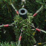 vidaXL Umetno Zložljivo Božično Drevo Zelena 180 cm PVC, PE in jeklo | Shoptok.si