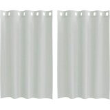 Voile zavjese s ušicama 2 kom svijetlosive 140x175 cm | shoptok.hr
