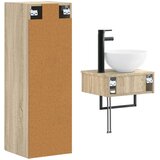 Set namještaja za kupaonicu 2 kom. Hrast sonoma Smeđa 33 x 34,5 x 100 cm | shoptok.hr