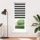  Zavjesa zebra crna 70x200 cm širina tkanine 65,9 cm poliester | shoptok.hr