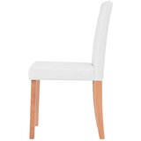  7-dijelni blagovaonski set od umjetne kože boja hrasta/krem | shoptok.hr