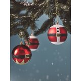 Sinsay Ukrasi za božićno drvce s motivom odijela Djeda Božićnjaka | shoptok.hr